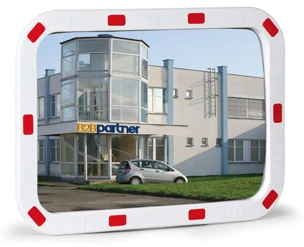 Nerozbitné obdélníkové dopravní zrcadlo 400x600 mm