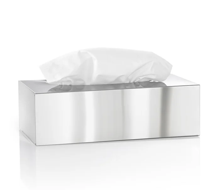 NEXIO Box na kapesníčky – leštěná nerez