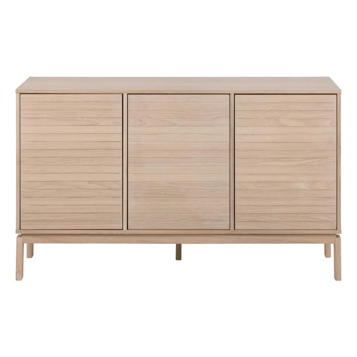 Nízká dubová komoda Linley 135x80 cm