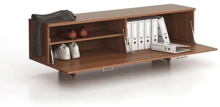 Nízká skříňka SOLID Ořech 1800x400x550 mm