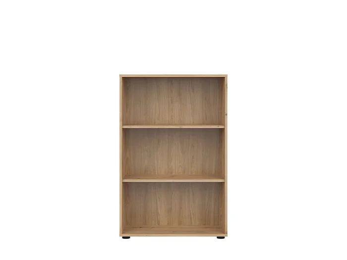 Nízký policový regál BELLARMINO – dub artisan