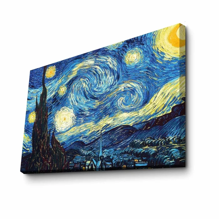 Noční obloha na plátně 70×100 cm