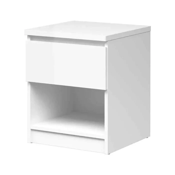 Noční stolek Falco Simplicity 238, bílý lesk
