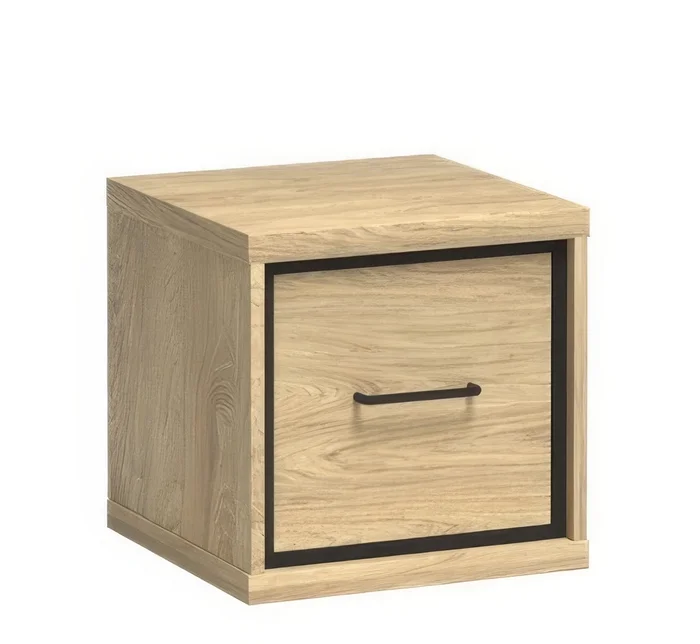 Noční stolek IPPOLITO – dub hickory