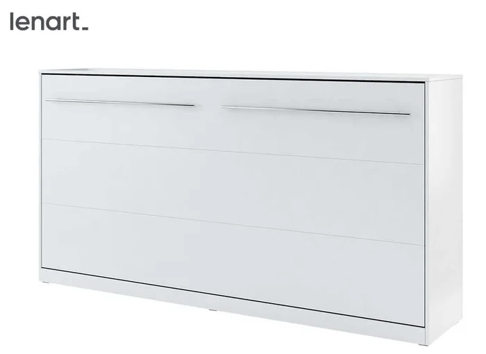 NOET VI Výklopná postel 90x200 cm, bílá