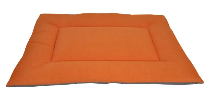 Oboustranná podložka pro psa 80×60 cm – oranžový melír