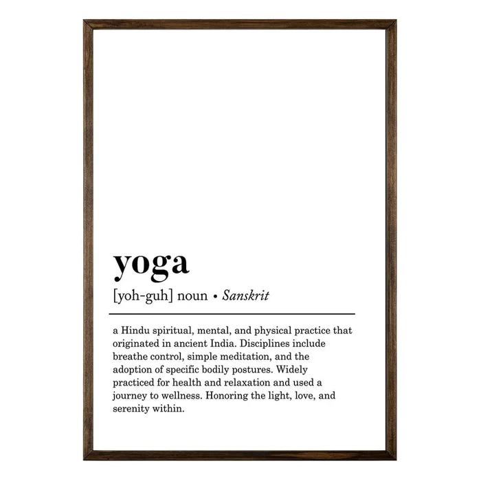 Obraz 50x70 cm Yoga Wallity