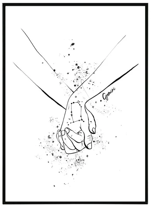Obraz Blíženci 50x70 cm
