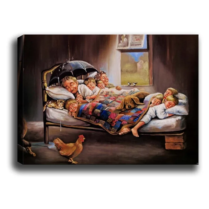 Obraz Happy Family 70x50 cm