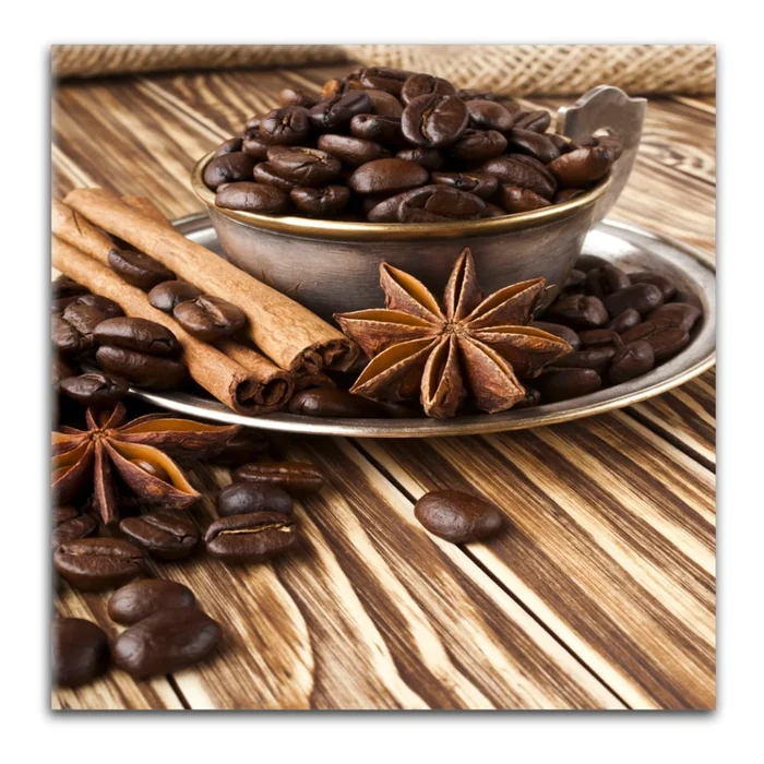 Obraz Styler Glasspik Coffee 30x30 cm