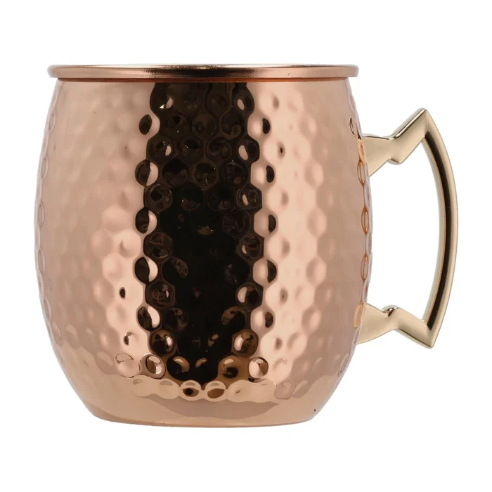 Ocelové hrnky Moscow Mule 2ks měděné 400ml