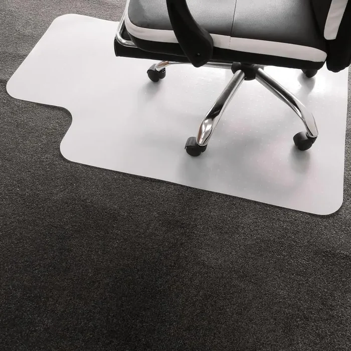 Ochranná podložka pod židli Ellie New Typ 9 90×120 cm, 1,8 mm, mléčná