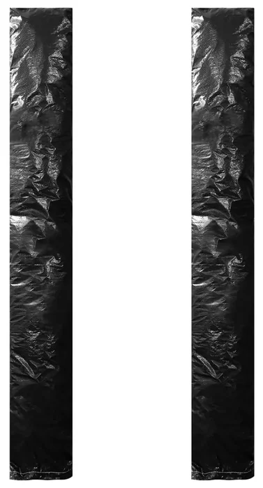 Ochranné obaly na slunečníky 2 kusy, 200 cm, černé