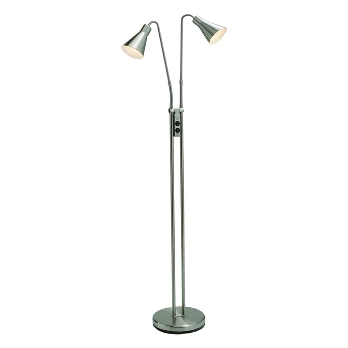 Odense Stojací lampa s kovovým stínidlem