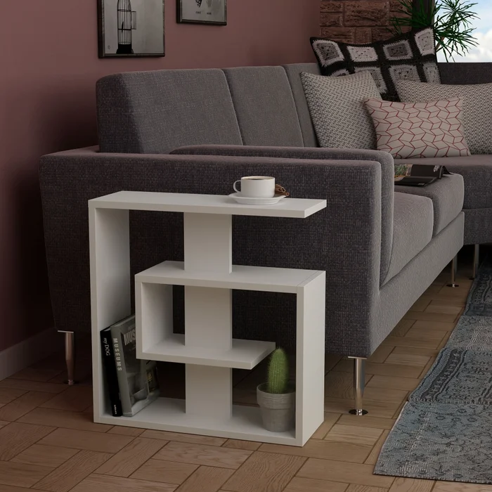 Odkládací stolek COMFORT, bílý