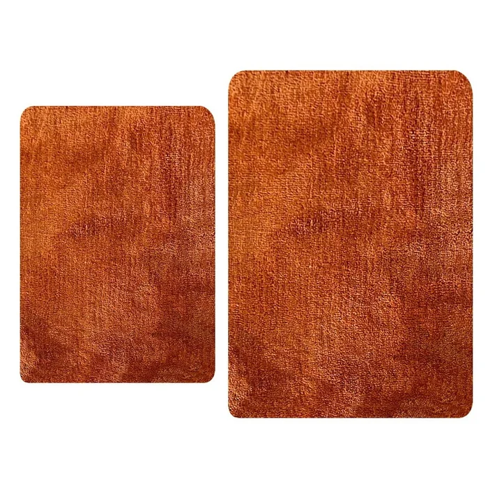 Oranžové koupelnové předložky sada 2 ks 60x100 cm