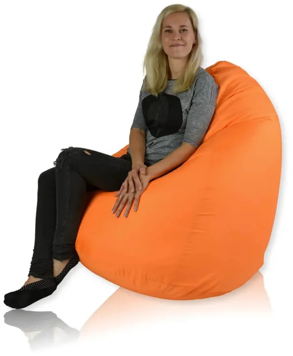 Oranžový Venkovní Sedací Vak Primabag Mega Sako Nylon