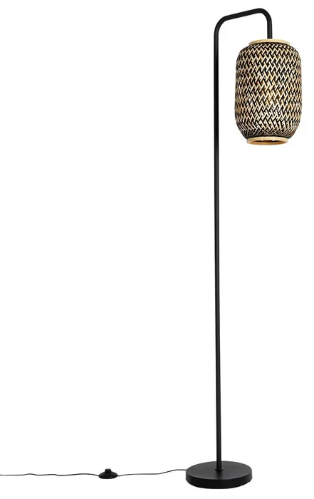 Orientální bambusová stojací lampa Yvonne