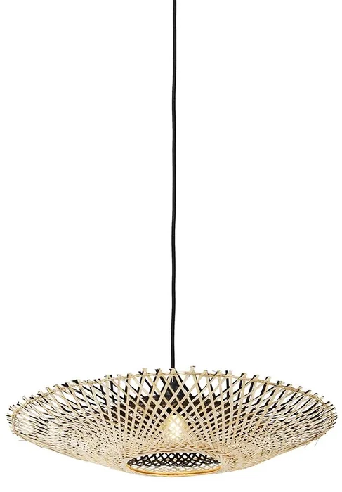 Orientální bambusové závěsné svítidlo Rina 50 cm