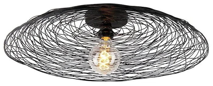 Orientální černé stropní svítidlo 60 cm