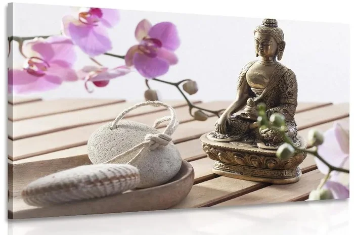 Originalní meditativní obraz na plátně