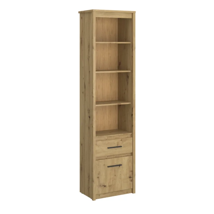 Otevřený regál 1D1S dub artisan AIRON