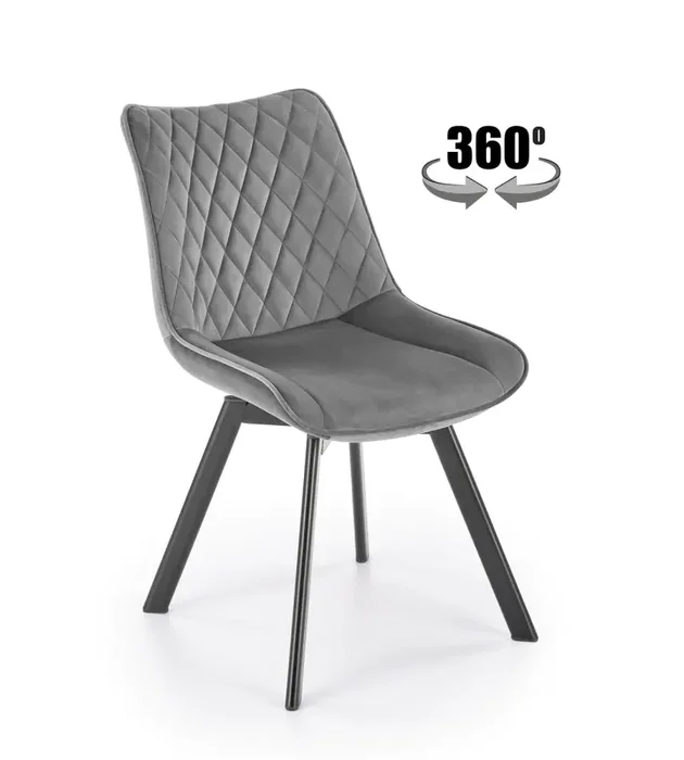 Otočná jídelní židle K520 šedá