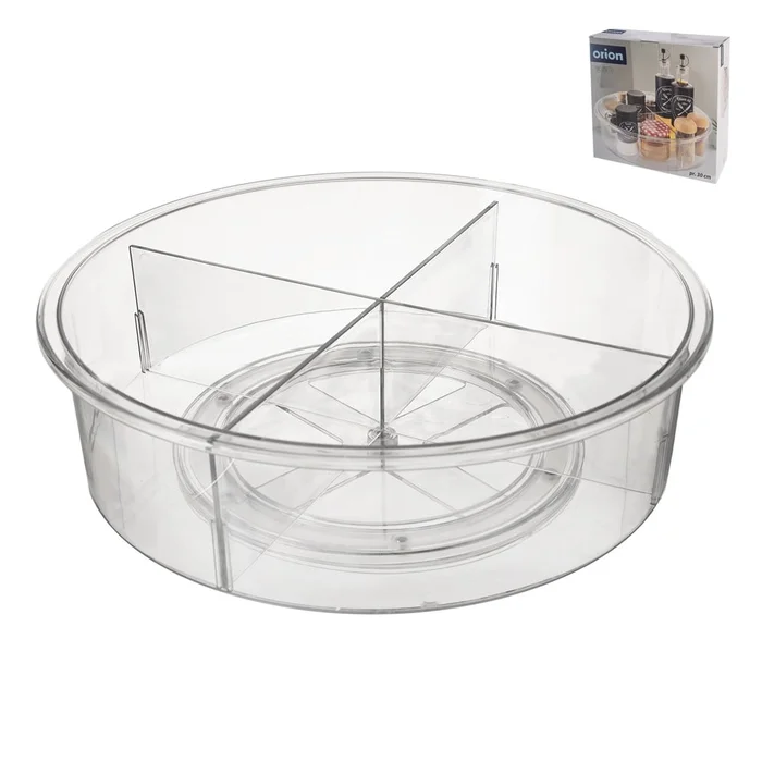 Otočný plastový organizér na kořenky 30 cm