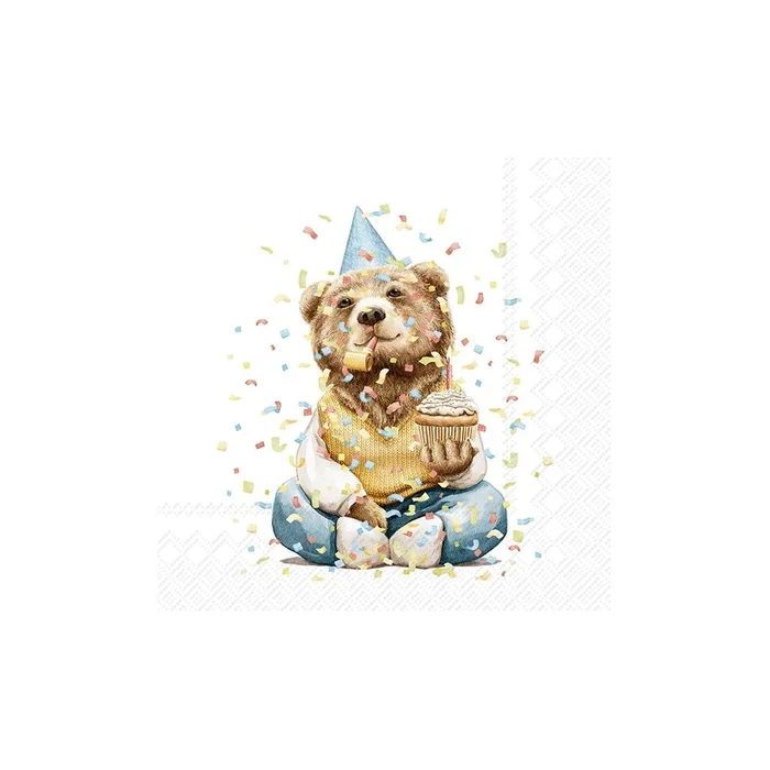 Papírové ubrousky Happy Teddy 20 ks
