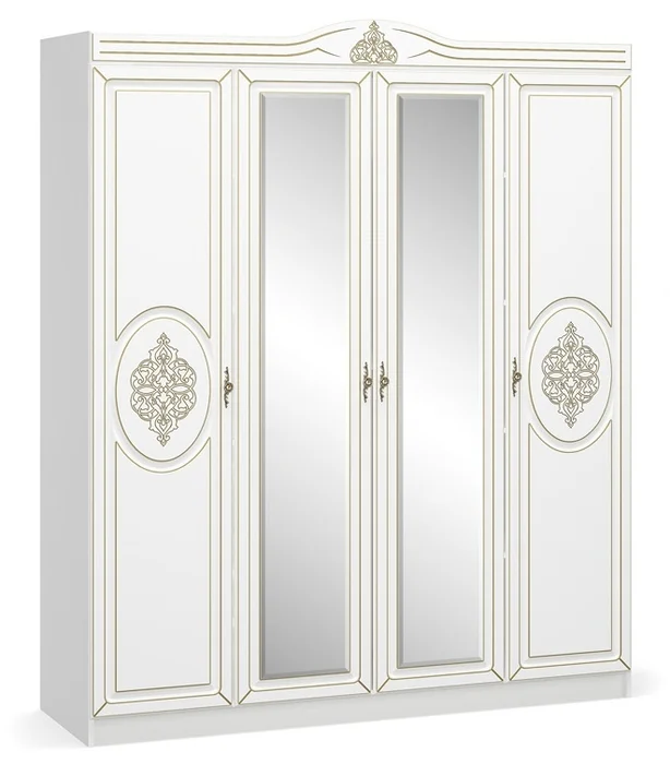 PARVULUS šatní skříň s matným bílým povrchem