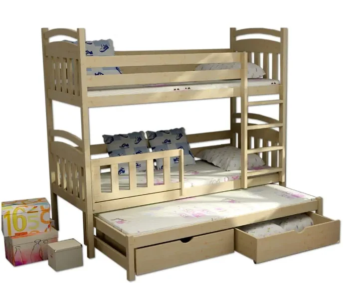 Patrová postel s přistýlkou PPV 001 1210/BAR14