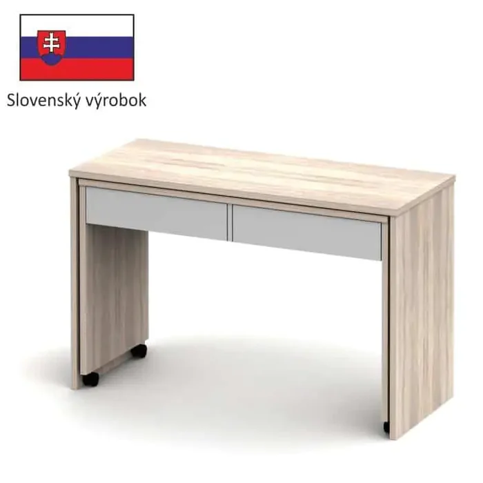 PC stůl Versal NEW – dub sonoma/bílá