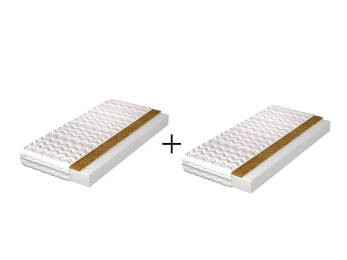Pěnové matrace Bishop 70x200 cm – sada 2 ks