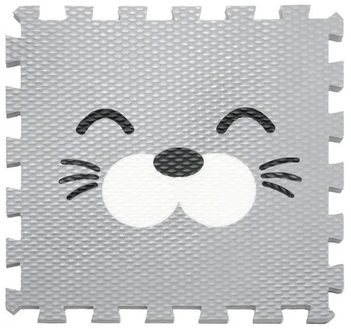 Pěnové puzzle Minideckfloor Tuleň světle šedé 340x340 mm