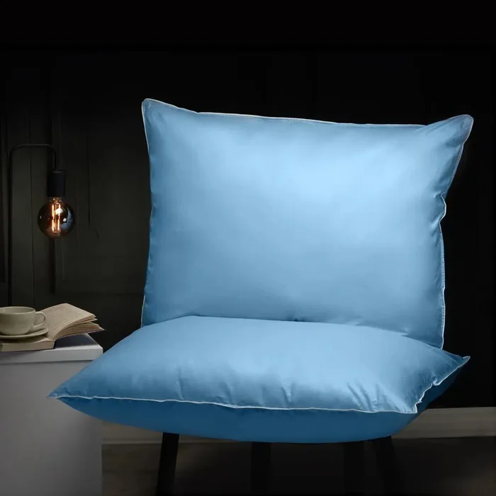Péřový polštář Comfort modrý 70x90 cm