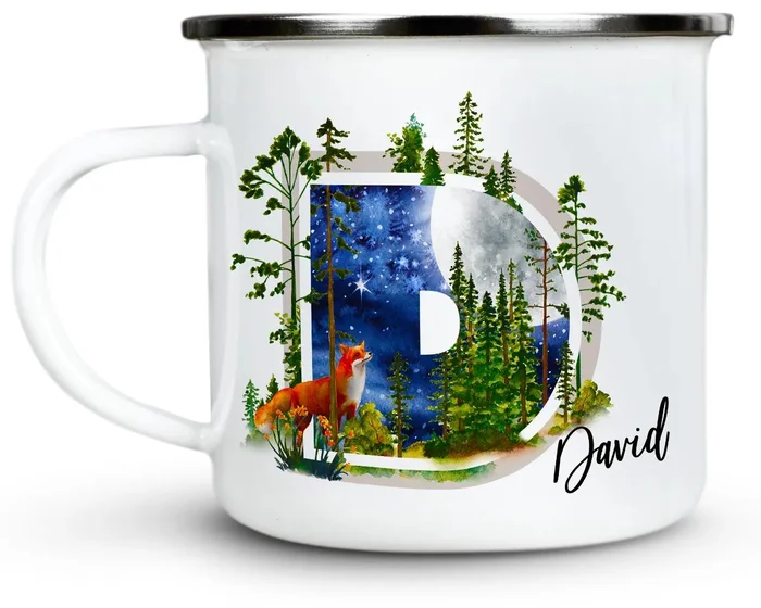 Personalizovaný plecháček s jménem David 300 ml