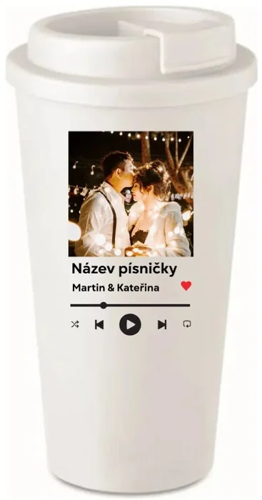 Personalizovaný termohrnek s hudebním motivem 475 ml