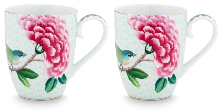 Pip Studio Blushing Birds Sada 2 Hrnků 350ml