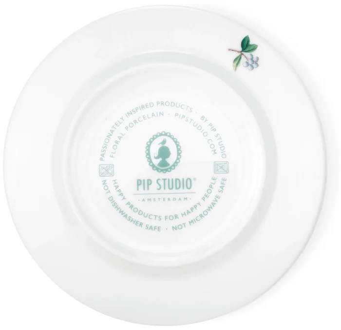 Pip Studio Blushing Birds Talíř 17 cm khaki