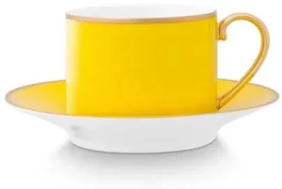 Pip Studio Chique Šálek s Podšálkem 200ml Žlutý