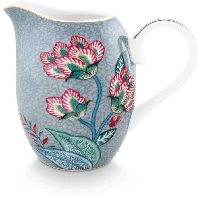 Pip Studio Flower Festival Mlékovka 250ml Modrá