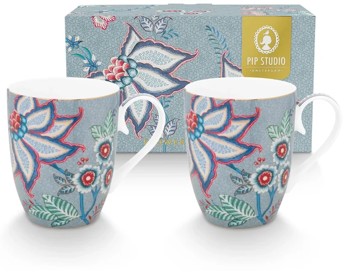 Pip Studio Flower Festival Sada 2 Hrnků 350 ml