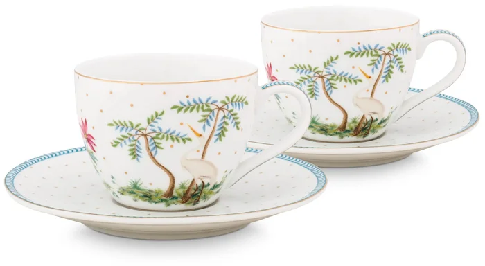 Pip Studio Jolie Dots Gold Espresso Sada 2ks