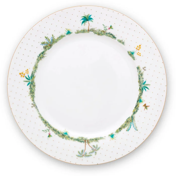 Pip Studio Jolie Dots Gold Talíř 26,5 cm