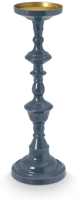 Pip Studio Kovový svícen 46 cm – modrý