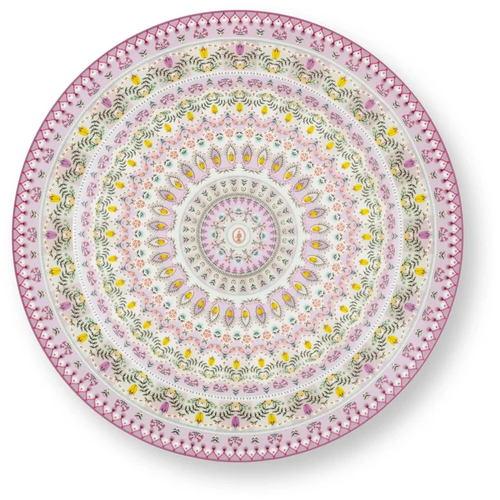 Pip Studio Lily & Lotus Talíř 32 cm, Lila