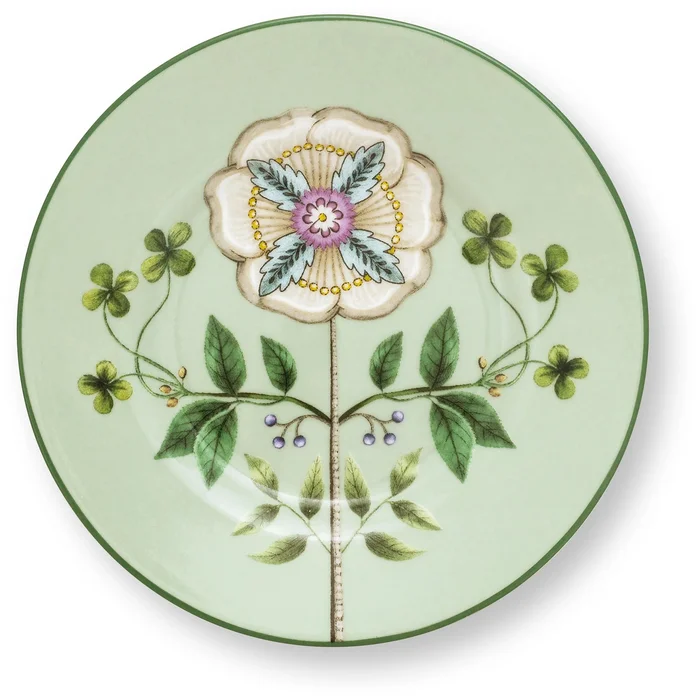 Pip Studio Lily & Lotus Talířek 12 cm, zelený