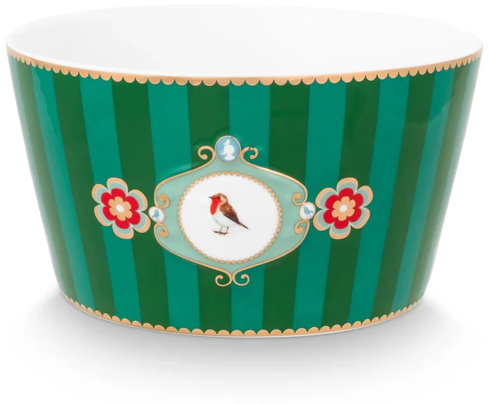 Pip Studio Love Birds Stripes Miska 15cm