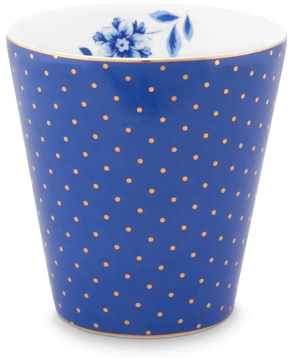 Pip Studio Royal Dots Blue Hrnek bez ucha 230 ml