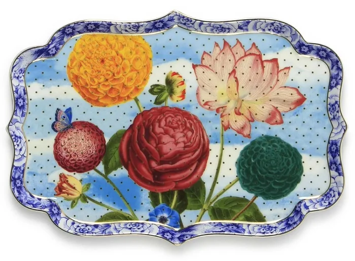 Pip Studio Royal Multi porcelánový tác 26x18 cm
